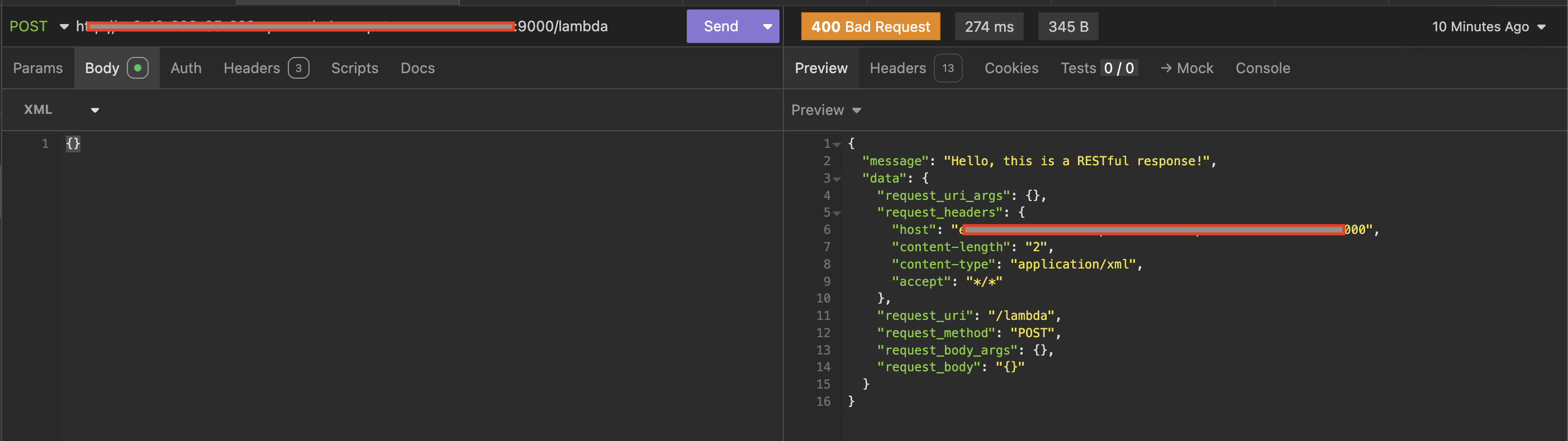 How to configure Kong AWS Lambda plugin to return the same 4xx status ...